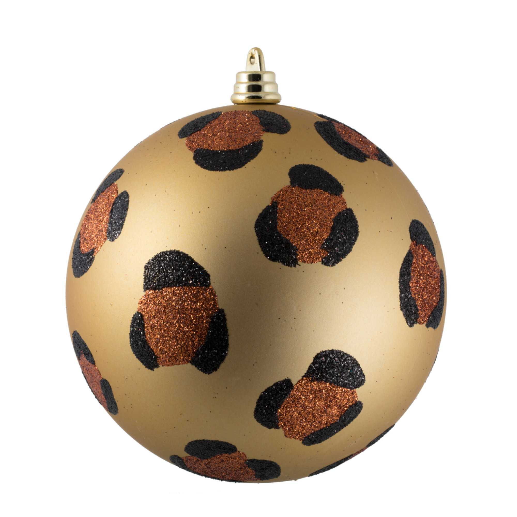 Leopard Black and Gold Decoration, Ornament Decor,Christmas Wreath . top